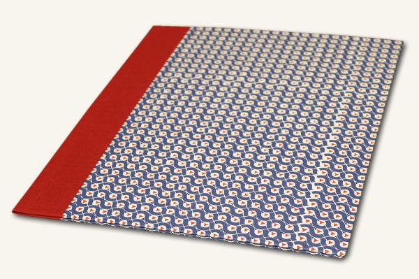 Document folder blue red a3 a4